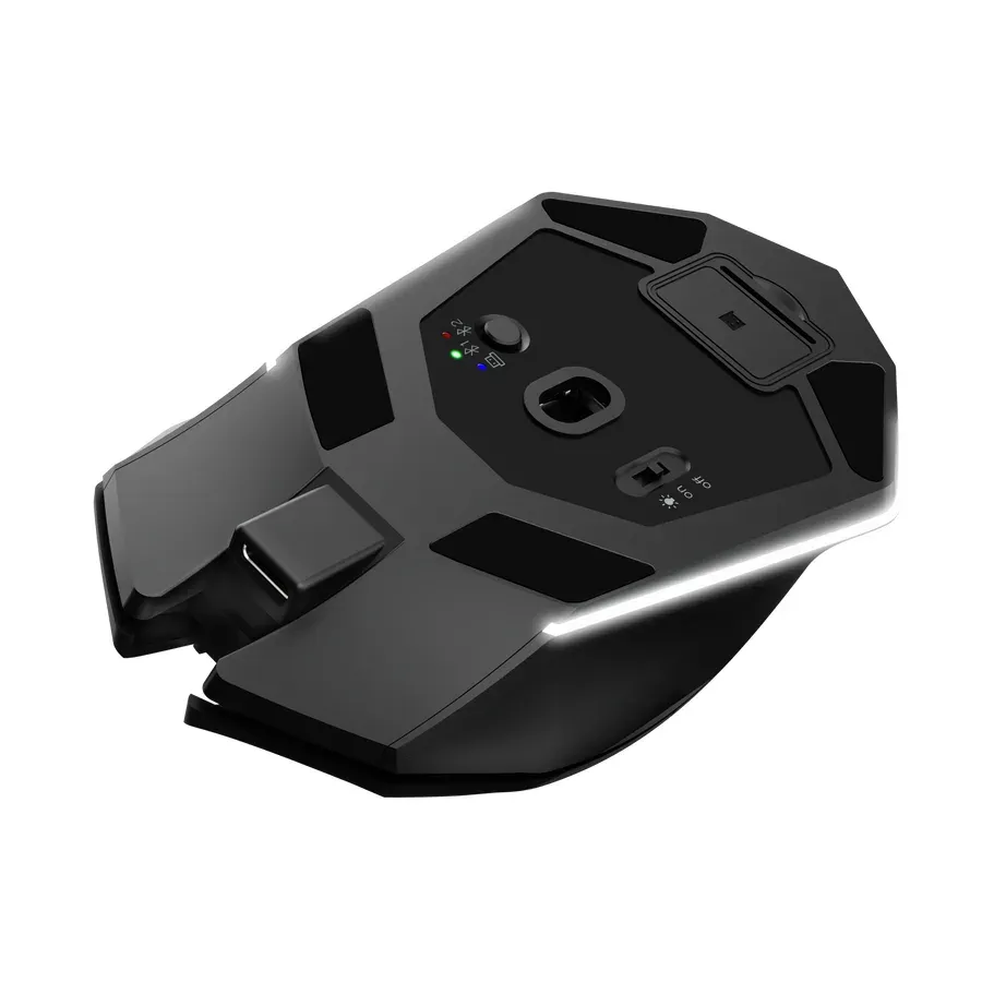 TRUST Myš GXT 122 Felox+, Bezdrátová, RGB, černá