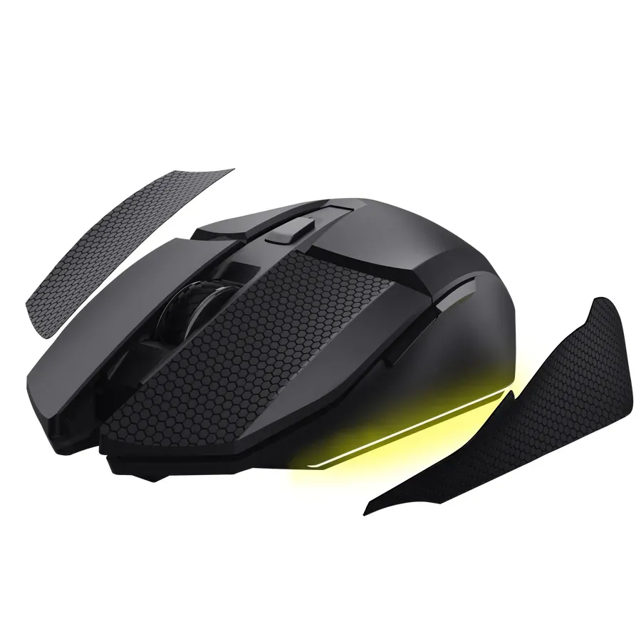 TRUST Myš GXT 122 Felox+, Bezdrátová, RGB, černá