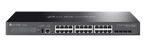 TP-Link OMADA switch SG5428X (24xGbE,4xSFP+,1xUSB2.0,2xConsole,fanless)