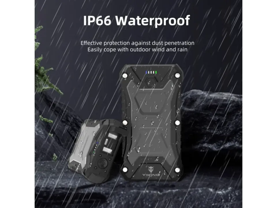 Viking outdoorová powerbanka SKADI III, 30000 mAh, bezdrátové nabíjení