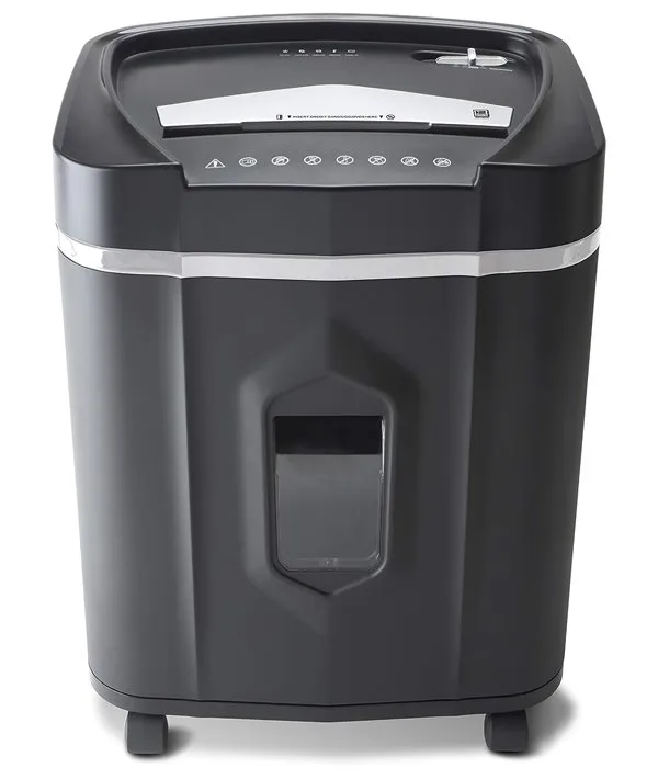 AT skartovač AT-13C/ řez 4x12 mm/ pracovní síře 225 mm/ kapacita 13 listů/ objem koše 19 l/ stupeň utajení P4/ černý