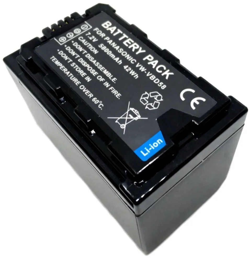 TRX baterie Panasonic VW-VBD58 - Li-Ion 5800mAh