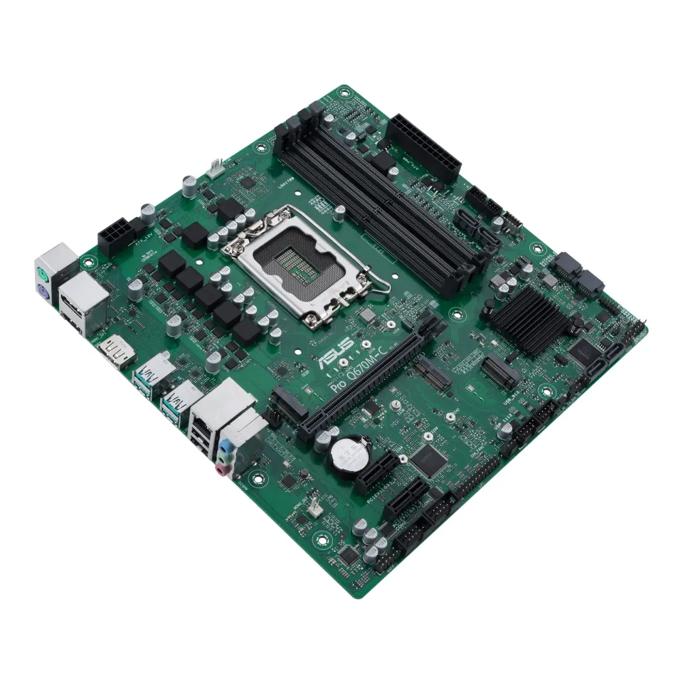ASUS MB Sc LGA1700 PRO Q670M-C-CSM, Intel Q670, 4xDDR5, 2xDP, 1xHDMI, mATX