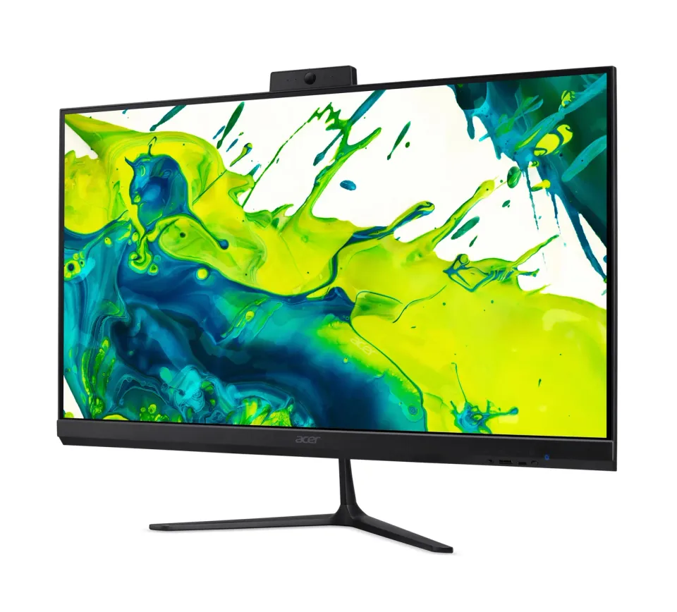 ACER PC AiO Aspire C27-2G_LUBR75825U_65W,R7 5825U,27"FHD,16GB,512GB SSD,UHD,W11H,Black