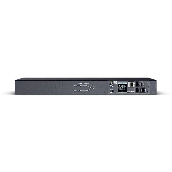 CyberPower Rack ATS PDU, Switched, 1U, vstup 2x IEC C20, výstup 8x IEC C13, 2x I