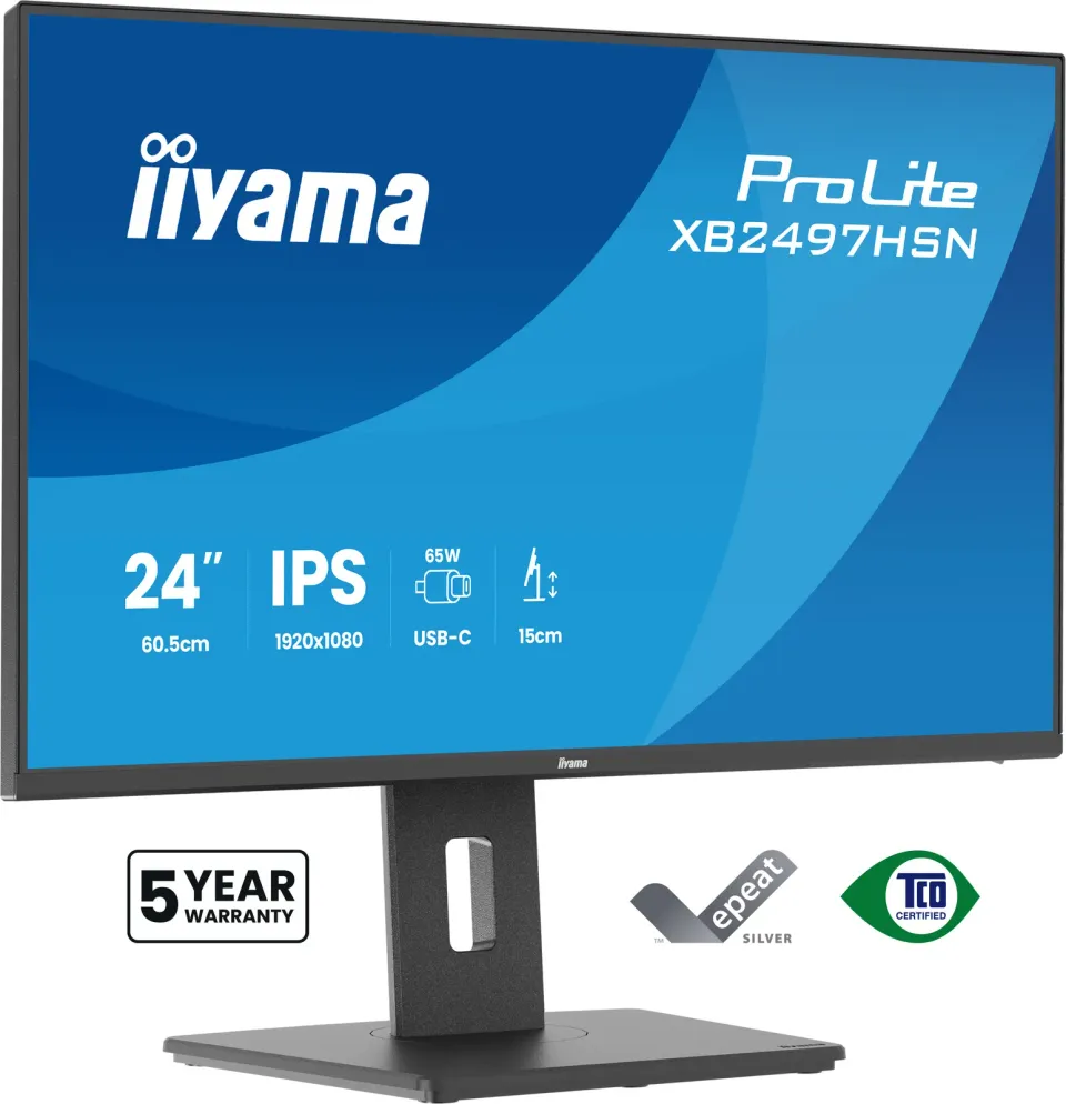 iiyama ProLite/XB2497HSN-B1/23,8"/IPS/FHD/120Hz/1ms/Černá/5R