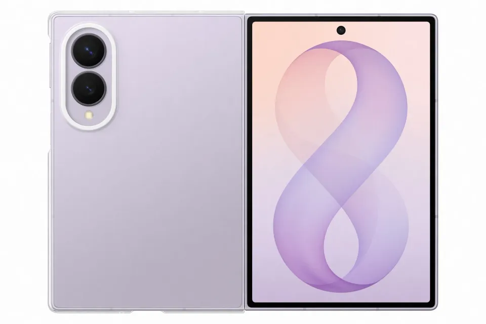 Samsung Průhledný zadní kryt pro Galaxy Z Fold8, Transparent