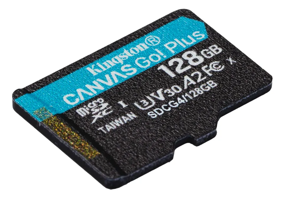 KINGSTON 128GB microSDXC Canvas Go Plus Gen4 200MB/s A2 U3 V30 Card bez adapteru