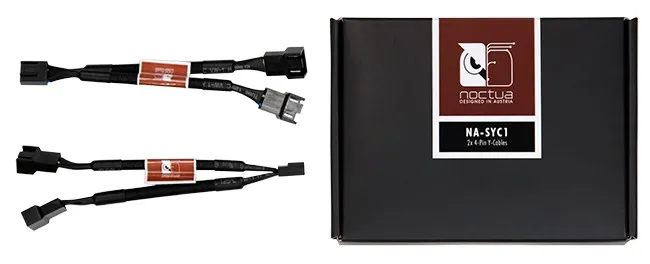 Noctua NA-SYC1, 2 rozbočovače pro 4-pin ventilátory