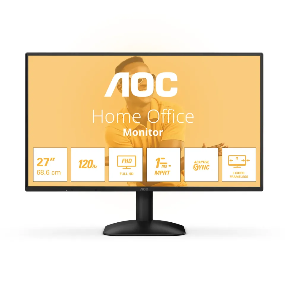 AOC LCD 27B31H 27" IPS/1920x1080@120Hz/1ms/300cd/VGA/HDMI/VESA