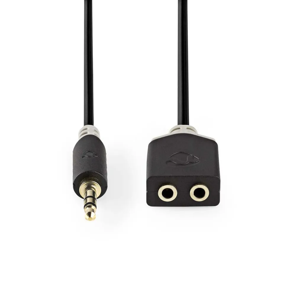 Nedis CABW22100AT02 - Stereofonní Audio Kabel | 3,5mm Zástrčka - 2× 3,5mm Zásuvk