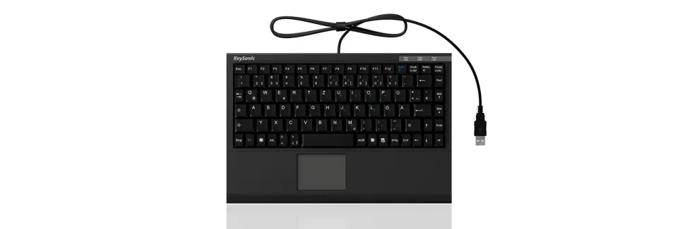 Miniklávesnice Keysonic ACK-540 U+, USB, black