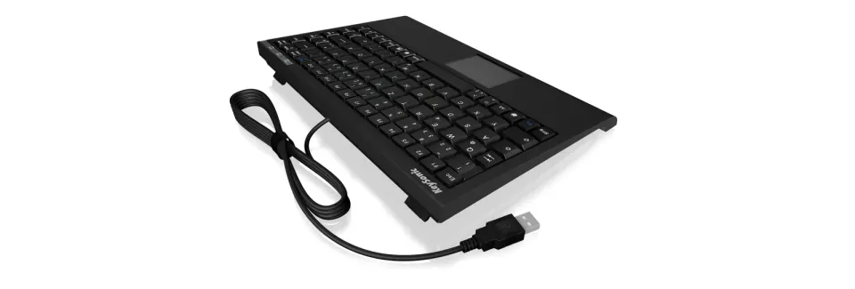 Miniklávesnice Keysonic ACK-540 U+, USB, black
