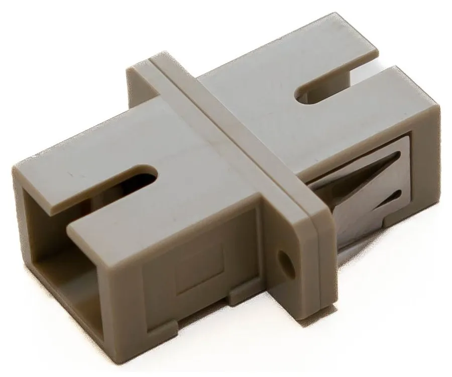 XtendLan SC-SC simplex adapter MM, šedý, do optických rozvaděčů