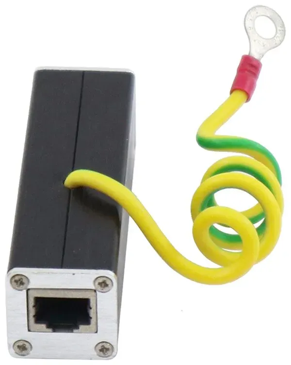 XtendLan Přepěťová ochrana UTP vedení s PoE, 100Mbit, zapojení End-span, 2x RJ-45