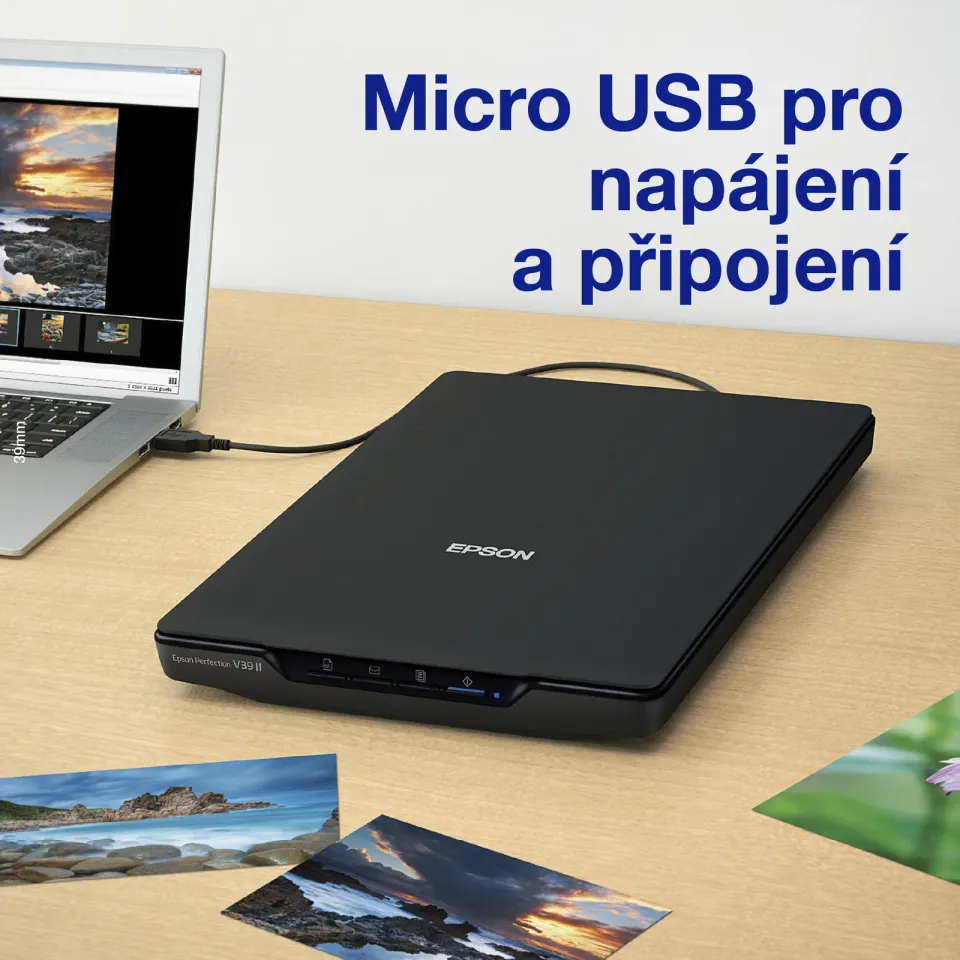 EPSON skener Perfection V39II - A4/4800x4800dpi/USB