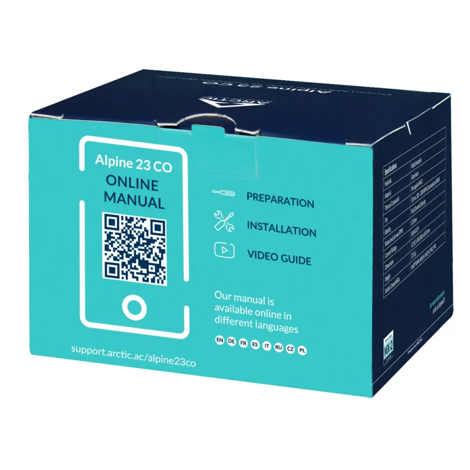 ARCTIC Alpine 23 CO chladič CPU (AMD AM4, AM5)