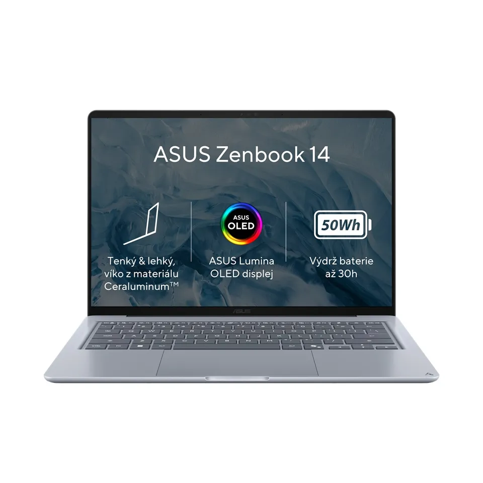 ASUS Zenbook 14/UX3480QA-OLED1057W/SD-X1-26-100/14"/WUXGA/8GB/512GB/Adreno/W11H/Blue/2R