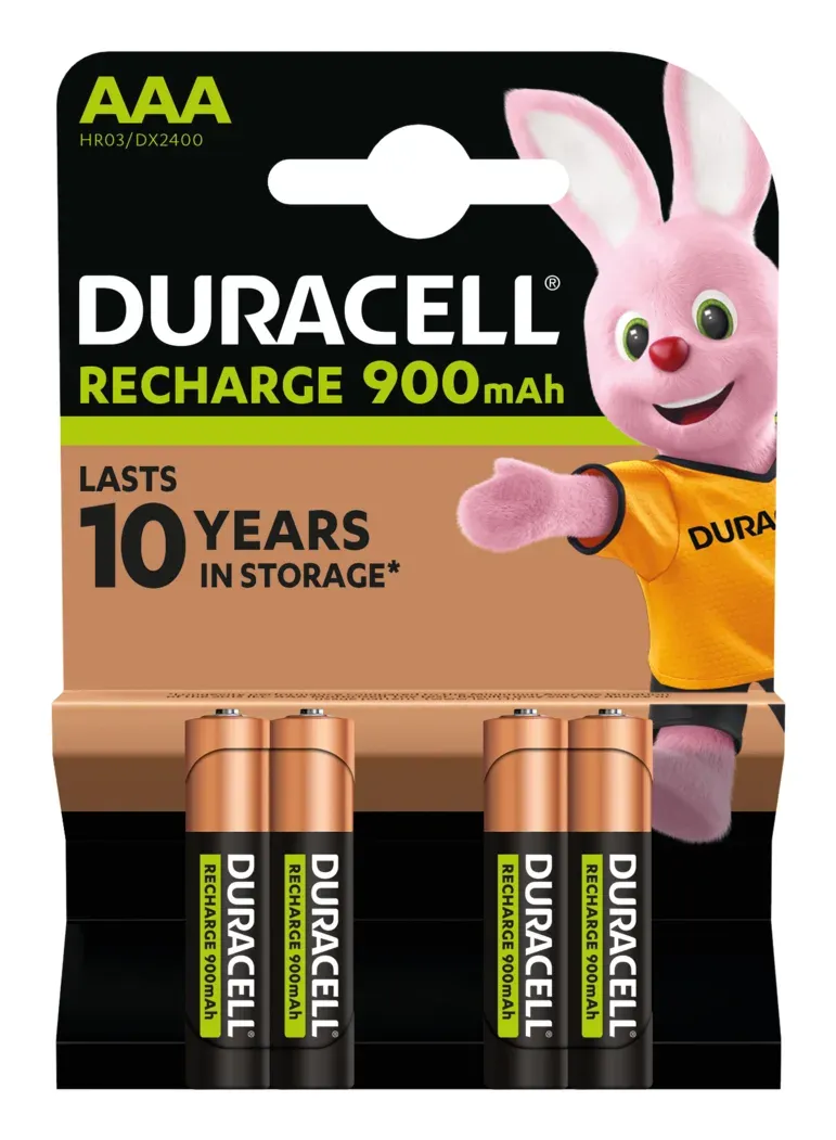Duracell Rechargeable nabíjecí baterie 900mAh 4 ks (AAA)