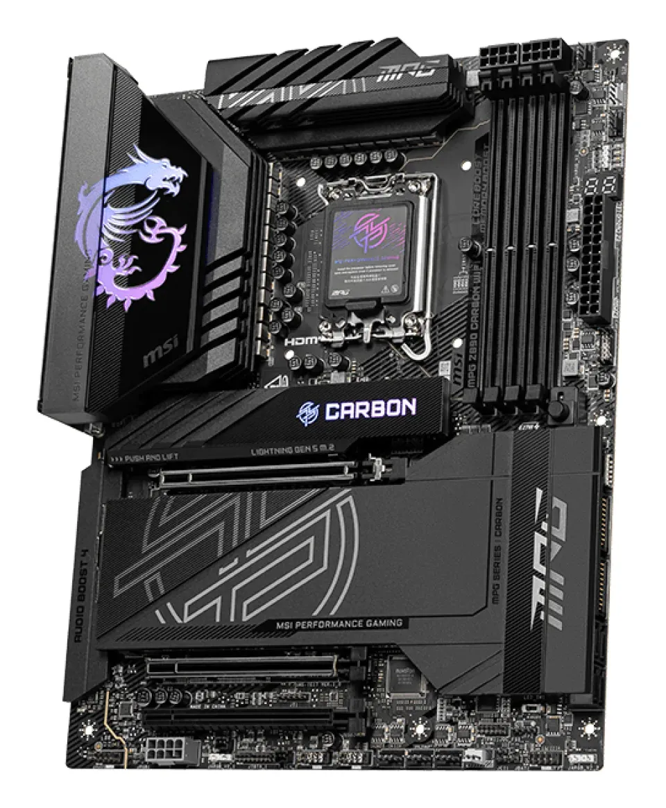 MSI MPG Z890 CARBON WIFI, Intel Z890, LGA1851, 4xDDR5, ATX