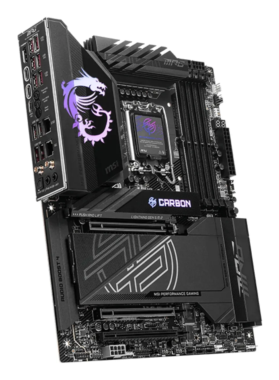 MSI MPG Z890 CARBON WIFI, Intel Z890, LGA1851, 4xDDR5, ATX