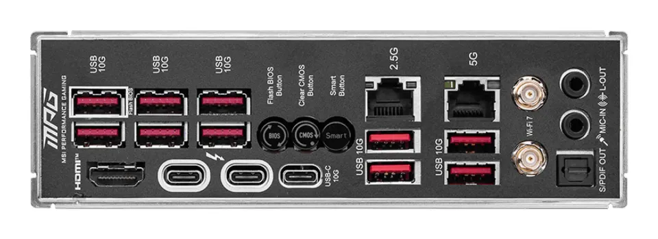 MSI MPG Z890 CARBON WIFI, Intel Z890, LGA1851, 4xDDR5, ATX