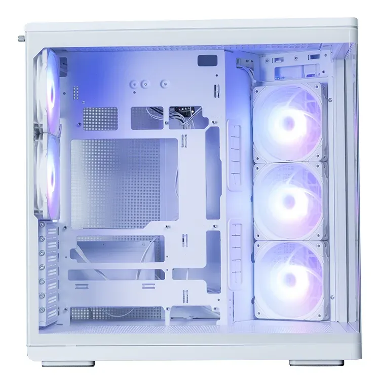 Zalman skříň P60 / ATX / 5x120mm ARGB fan / 2xUSB 3.0 / USB-C / panoramatická / bílá