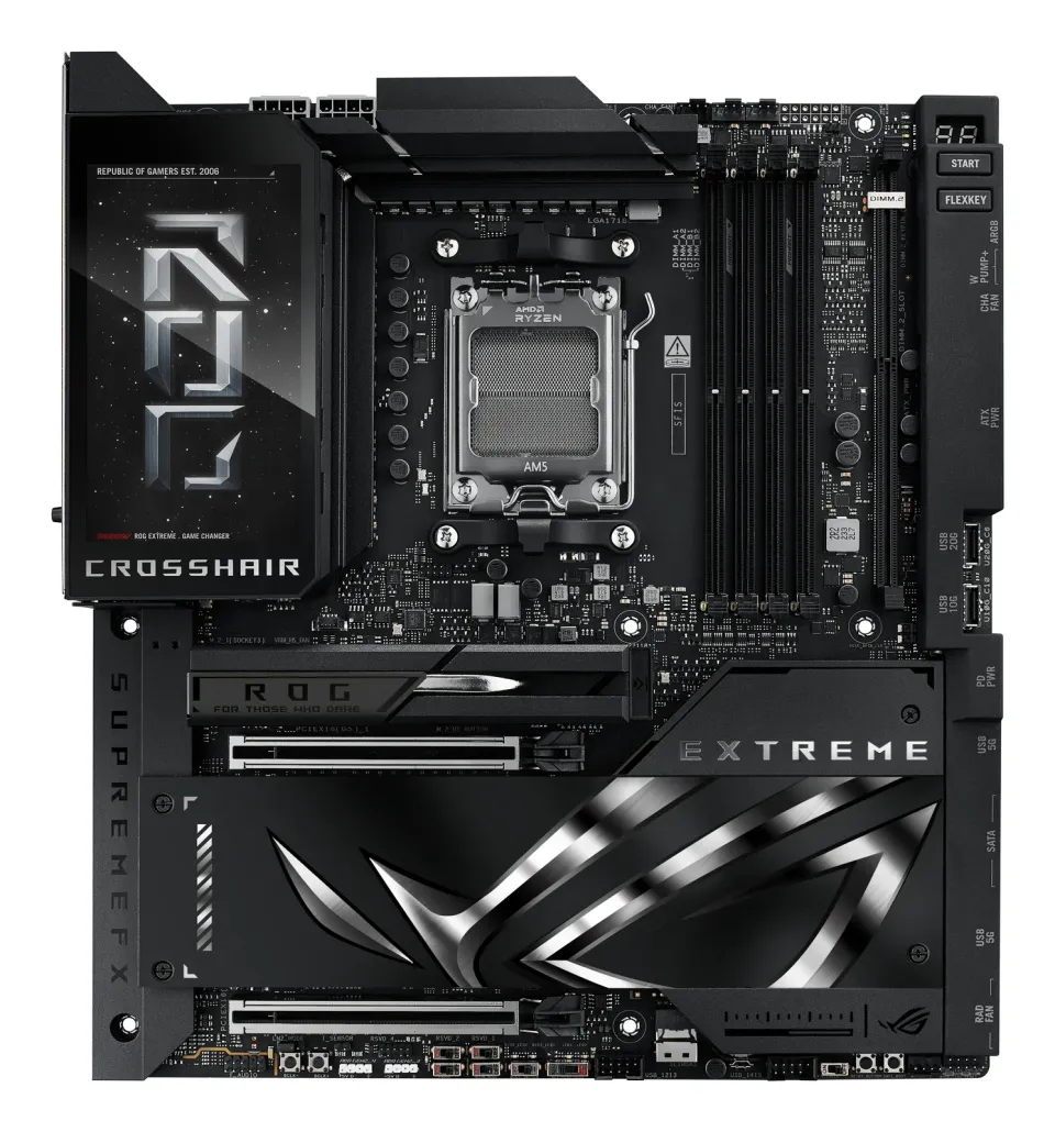 ASUS MB Sc AM5 ROG CROSSHAIR X870E EXTREME, AMD X870, 4xDDR5, 1xHDMI, 2xUSB4, WiFi, E-ATX