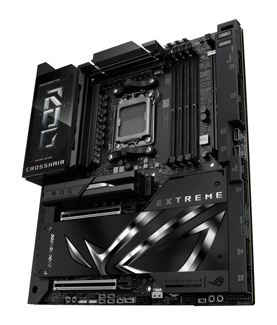 ASUS MB Sc AM5 ROG CROSSHAIR X870E EXTREME, AMD X870, 4xDDR5, 1xHDMI, 2xUSB4, WiFi, E-ATX