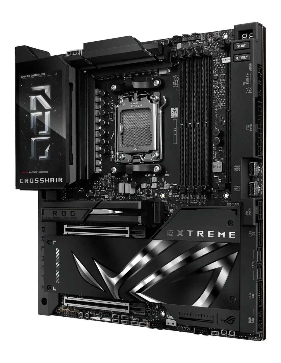 ASUS MB Sc AM5 ROG CROSSHAIR X870E EXTREME, AMD X870, 4xDDR5, 1xHDMI, 2xUSB4, WiFi, E-ATX