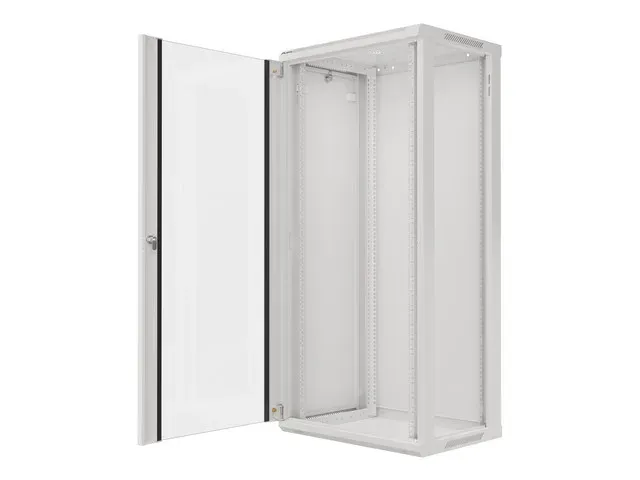 LANBERG RACKOVÁ SKŘÍŇ 19" NÁSTĚNNÁ 27U/600X450 (FLAT PACK) ŠEDÁ V2
