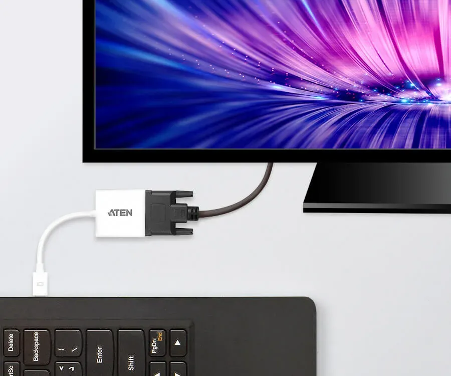 ATEN VC960-AT Mini DisplayPort(M) to DVI-D(F) Cable