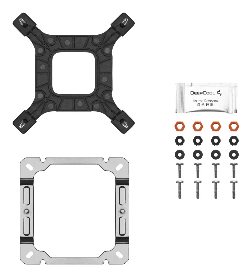 DEEPCOOL CPU Chladič AK500S DIGITAL SE, 1x120mm, LGA1851, AM5, bílá