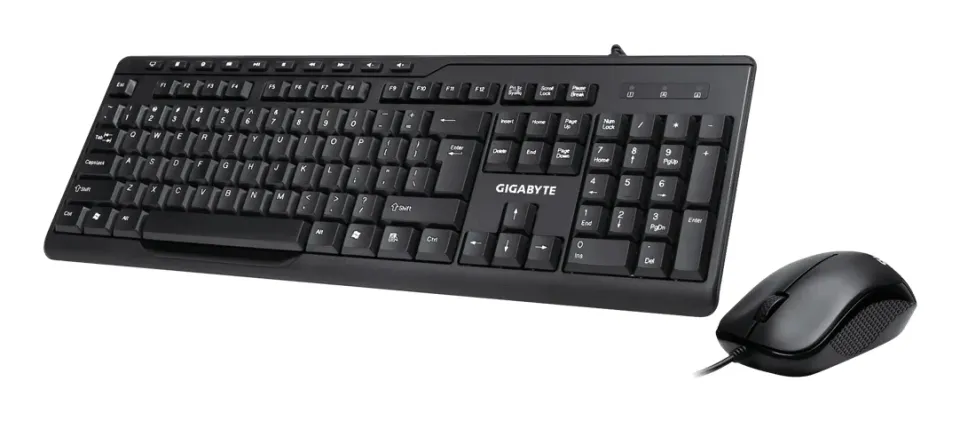 GIGABYTE Set klávesnice + myš GK-KM6300, Drátová USB, EN