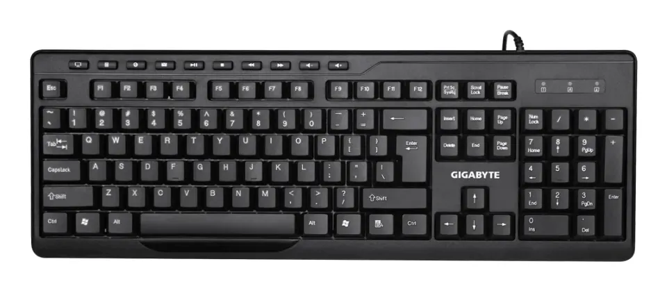 GIGABYTE Set klávesnice + myš GK-KM6300, Drátová USB, EN
