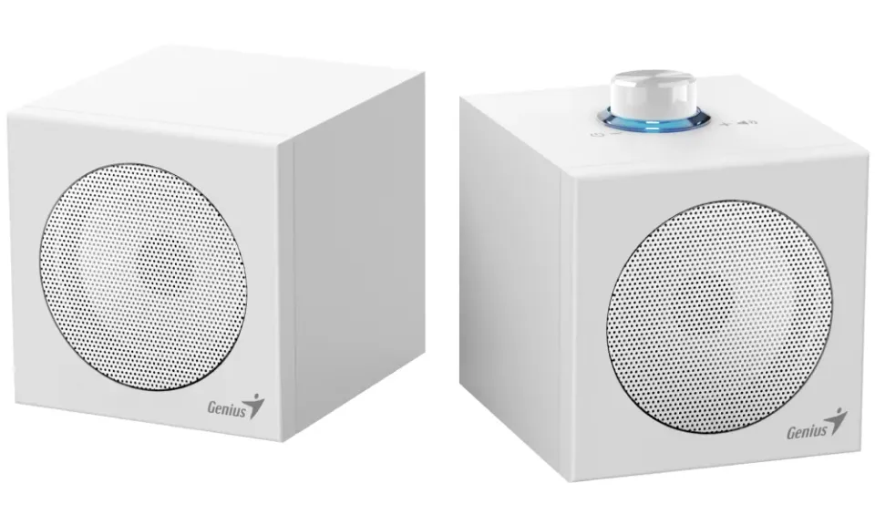 Genius SP-HF300U, Reproduktory, 2.0, 4W RMS, USB-A, USB-C, 2" měniče, dřevěné, o (31730061401)