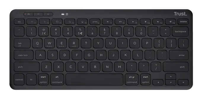 TRUST Klávesnice bezdrátová LYRA COMPACT WIRELESS KEYBOARD US