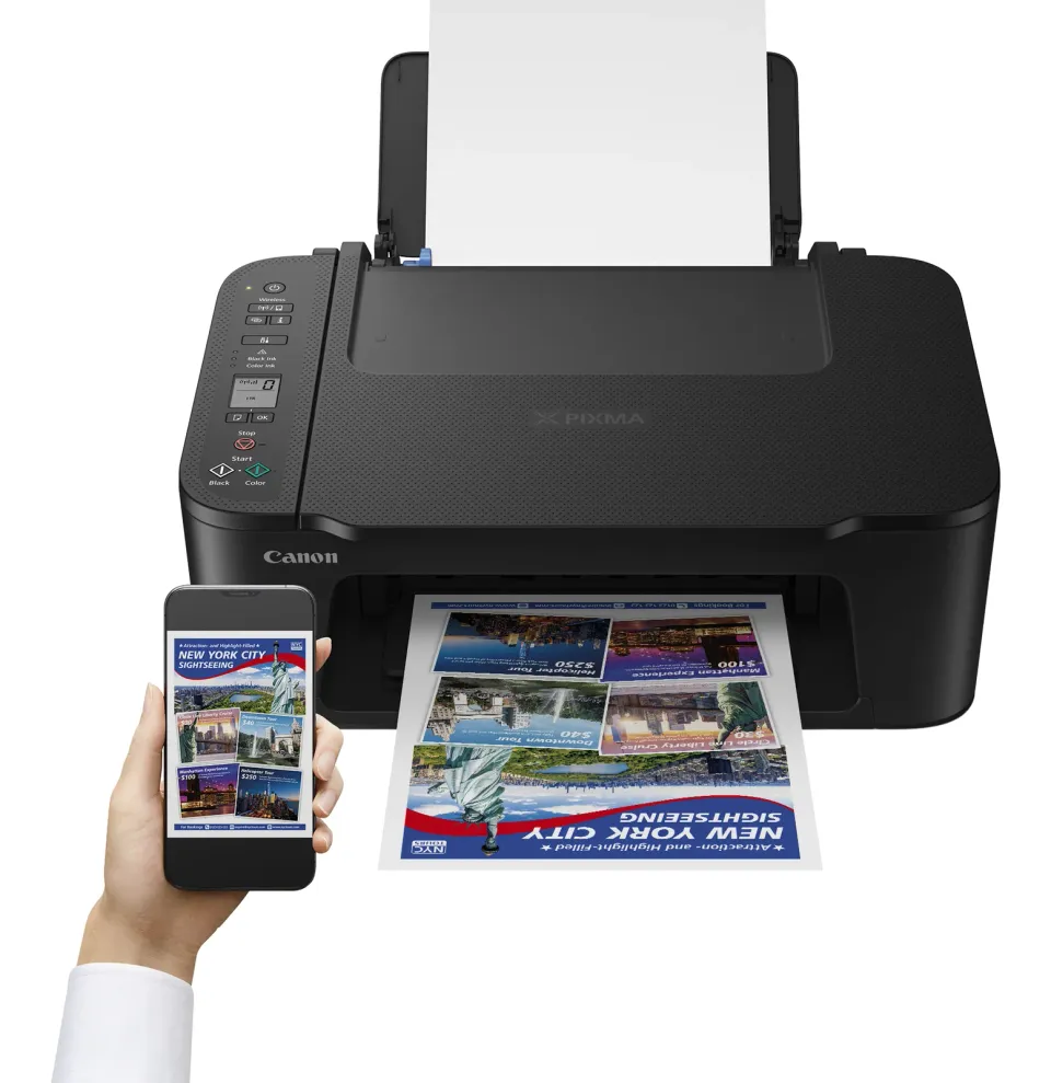 Canon PIXMA Tiskárna TS3750i black - barevná, MF (tisk, kopírka, sken, cloud), USB, Wi-Fi ( poškodený obal )