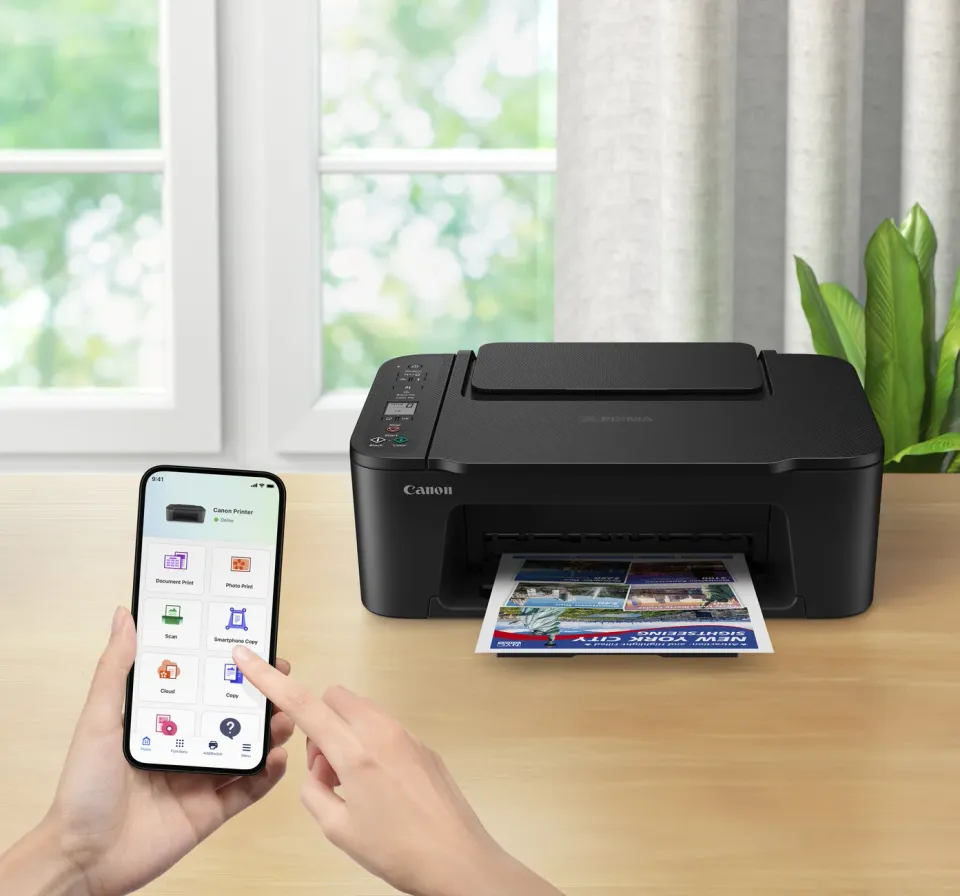 Canon PIXMA Tiskárna TS3750i black - barevná, MF (tisk, kopírka, sken, cloud), USB, Wi-Fi ( poškodený obal )