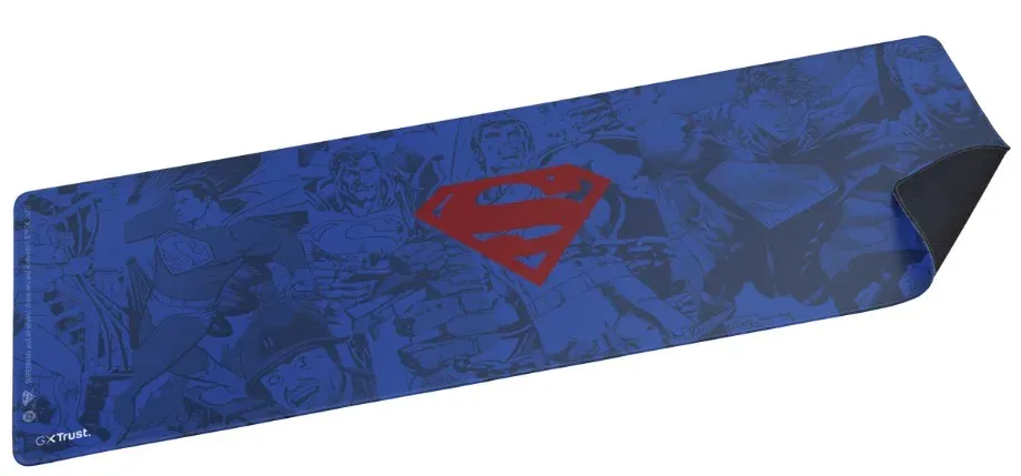 TRUST podložka pod myš GXT 759SM XXL, Superman Edition, modrá