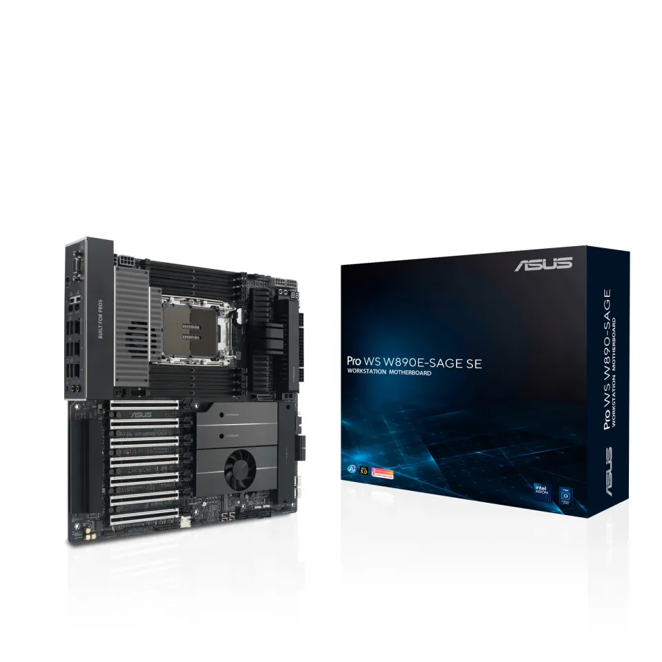 ASUS MB PRO WS W890E-SAGE SE, Intel W890, 8xDDR5, 1xVGA, 2xUSB4, EEB