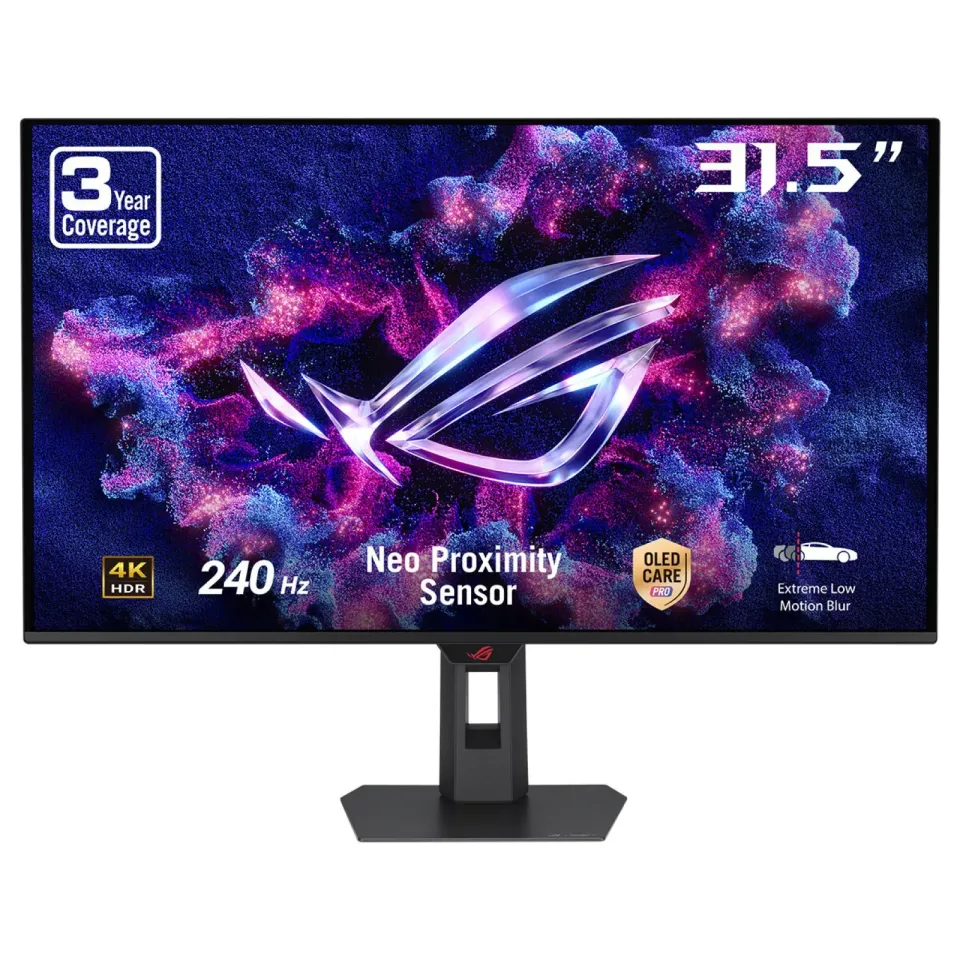 ASUS LCD 32" ROG Strix XG32UQDMS OLED Gaming monitor, 3840x2160, 4K, Flat, 240Hz, 0,03ms, 99% DCI-P3, HDMI, DP, VESA