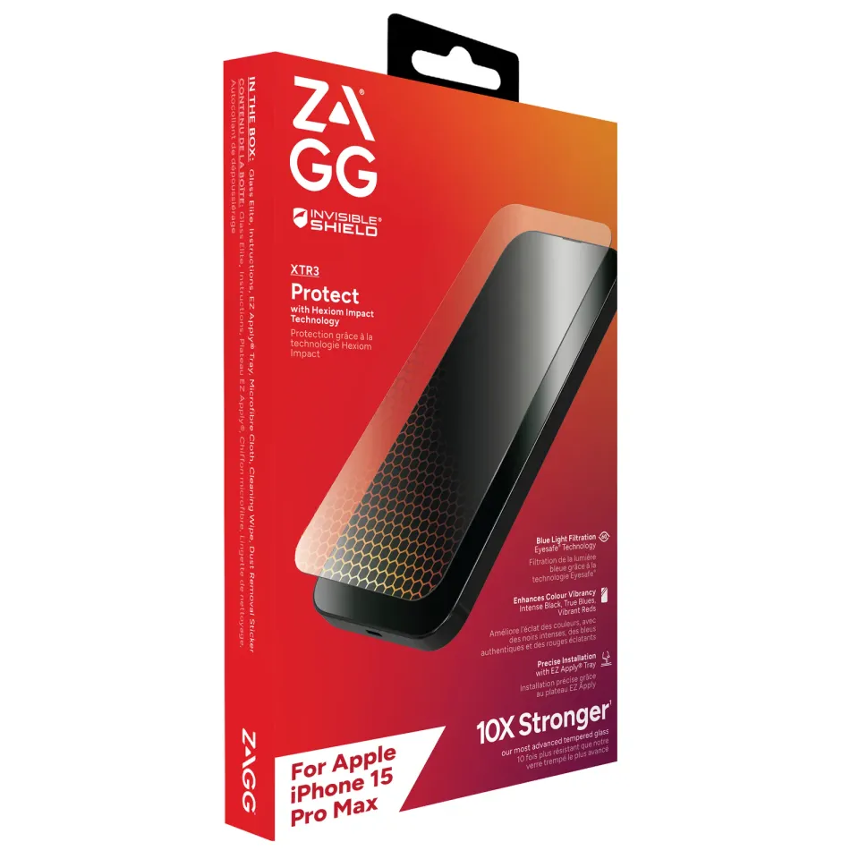 ZAGG Invisible Shield XTR3 sklo iPhone 15 Pro Max