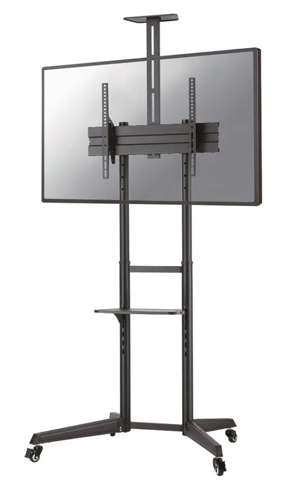 Neomounts FL50-550BL1/Držák displeje/vozík/37-70"/4 kolečka/VESA 600X400/nosn. 50kg/nast.výšky/náklon/AV držák/černý