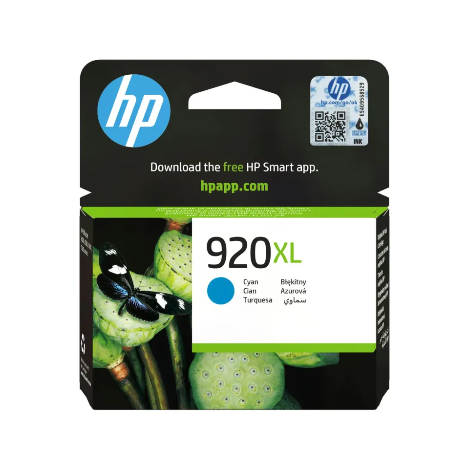 HP CD972AE originální náplň azurová č.920XL Officejet cyan velká (Officejet 6000, 6500, 7000, 7500)