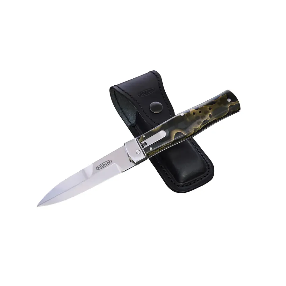 Vyhazovací nůž PREDATOR - ocel N690 241-BRa-1 RAFFIR barevné provedení zelená