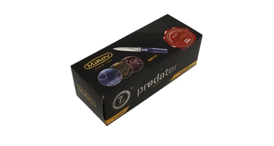 Vyhazovací nůž PREDATOR - ocel N690 241-BRa-1 RAFFIR barevné provedení zelená