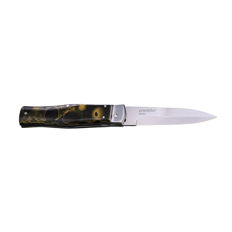 Vyhazovací nůž PREDATOR - ocel N690 241-BRa-1 RAFFIR barevné provedení zelená