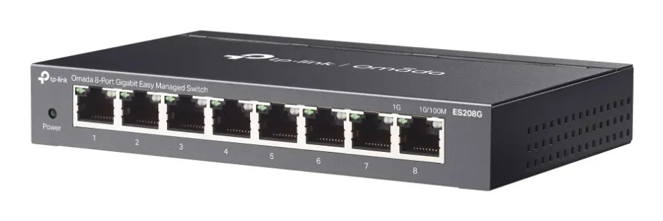 TP-LINK ES208G Omada 8portový gigabitový Easy Managed Switch