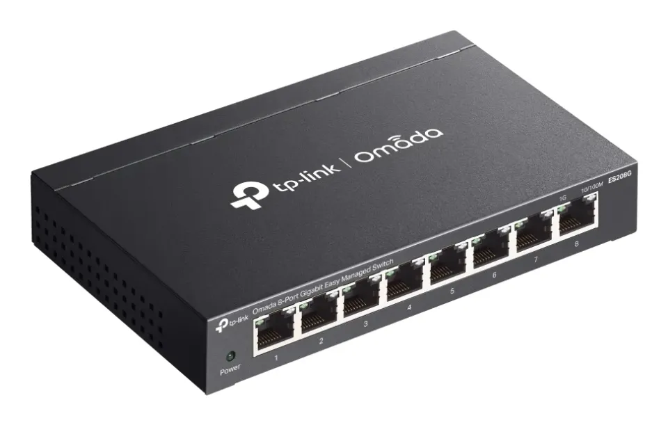 TP-LINK ES208G Omada 8portový gigabitový Easy Managed Switch